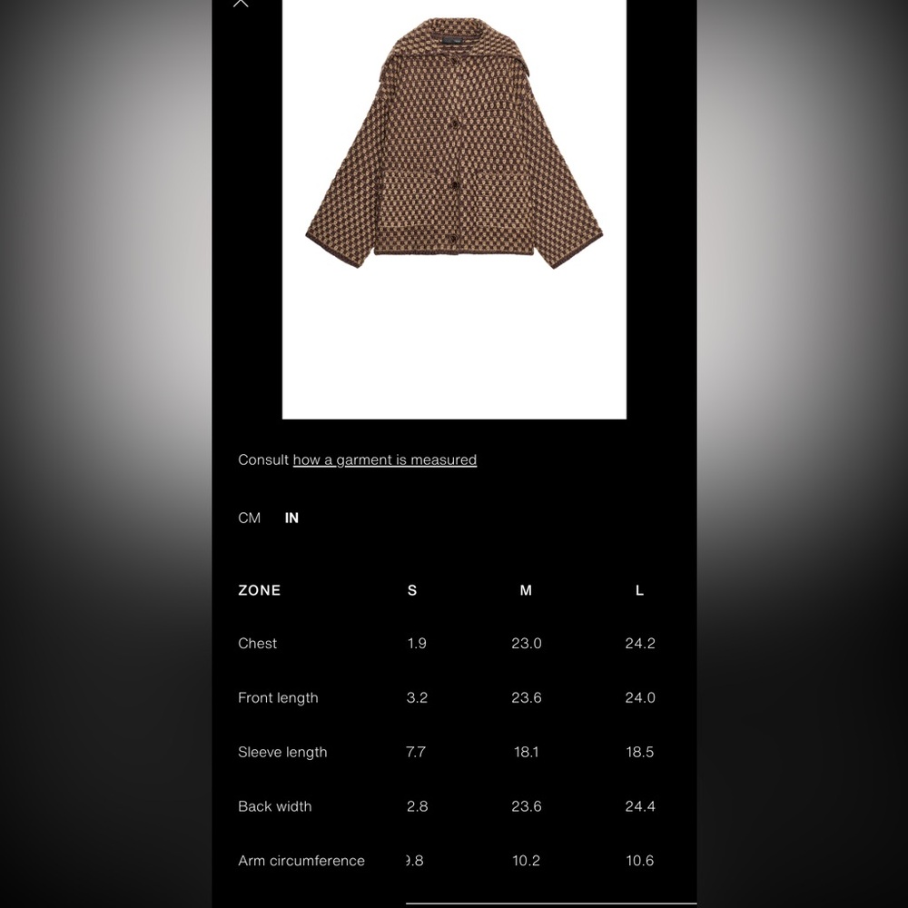 Zara oversized knit coat, mink brown - Picture 10 of 16